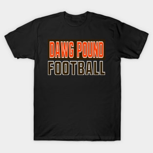 Cleveland Browns Dawg Pound Football T-Shirt